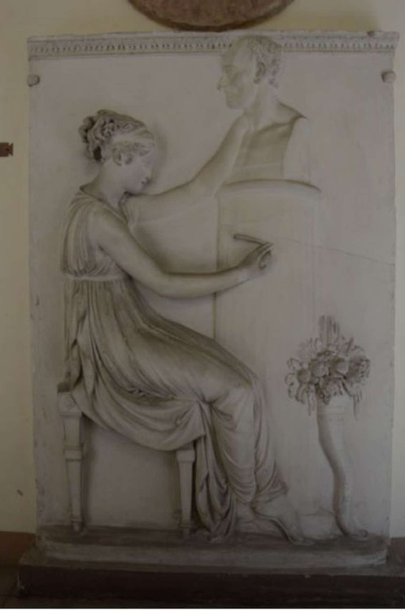 Monumento funebre al Cavaliere Ottavio Trento del Canova, prima del restauro